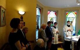 Msza św. w hospicjum